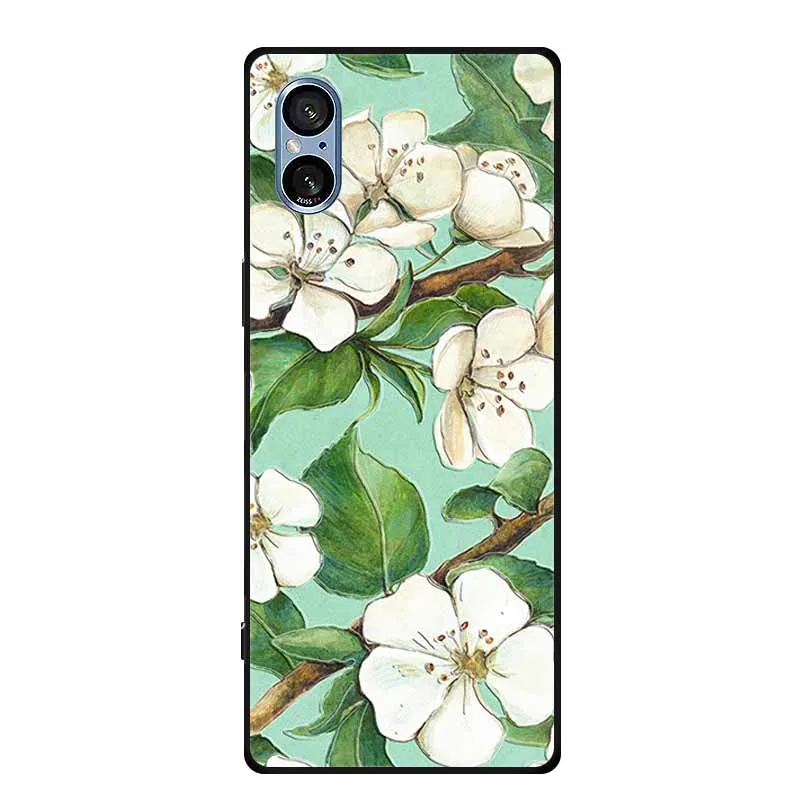 3D Relief Black Silicone Soft Back Cover Case