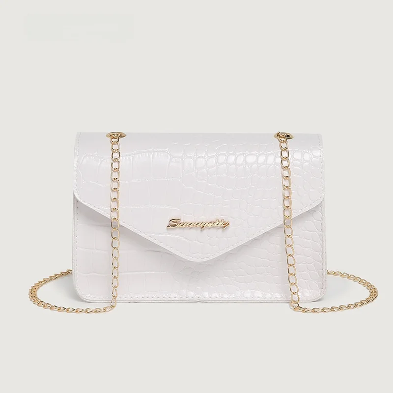 Crocodile pattern white