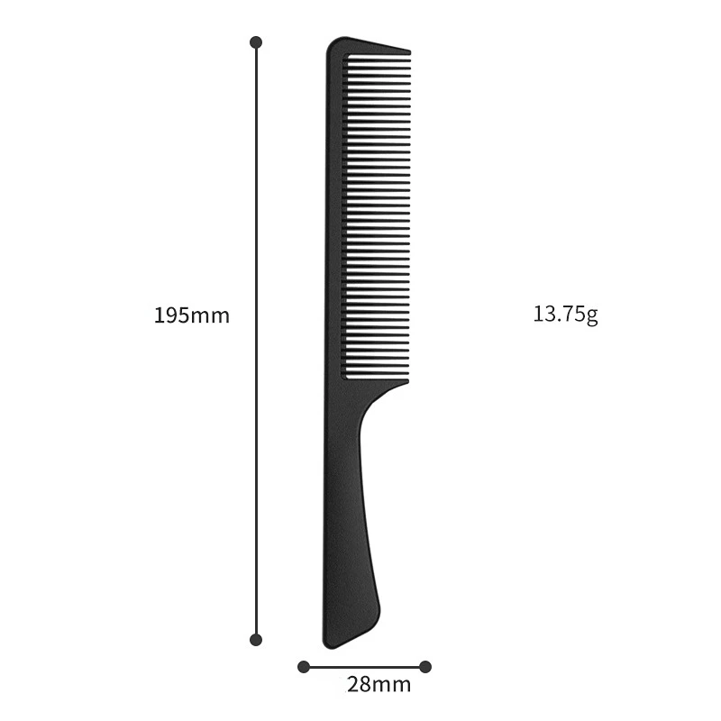 1pc Anti-static Barbershop Mens Hair Styling Straightening Comb Portable Hairdressing Comb Barber Store Professional Accessories