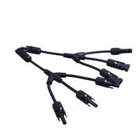 1/5/20/100Set PV Solar Connector  Photovoltaic Male Female Plug Waterproof 3 4 5 Way Y-Type 1 In 2/3/4 Out Solar Kits System 6