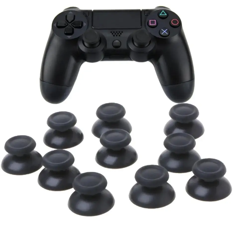 

200pcs (max) For PS4 Analog Cover 3D Shell Thumb Stick Joystick Thumbstick Mushroom Cap For Sony PlayStation 4 PS4 Controller