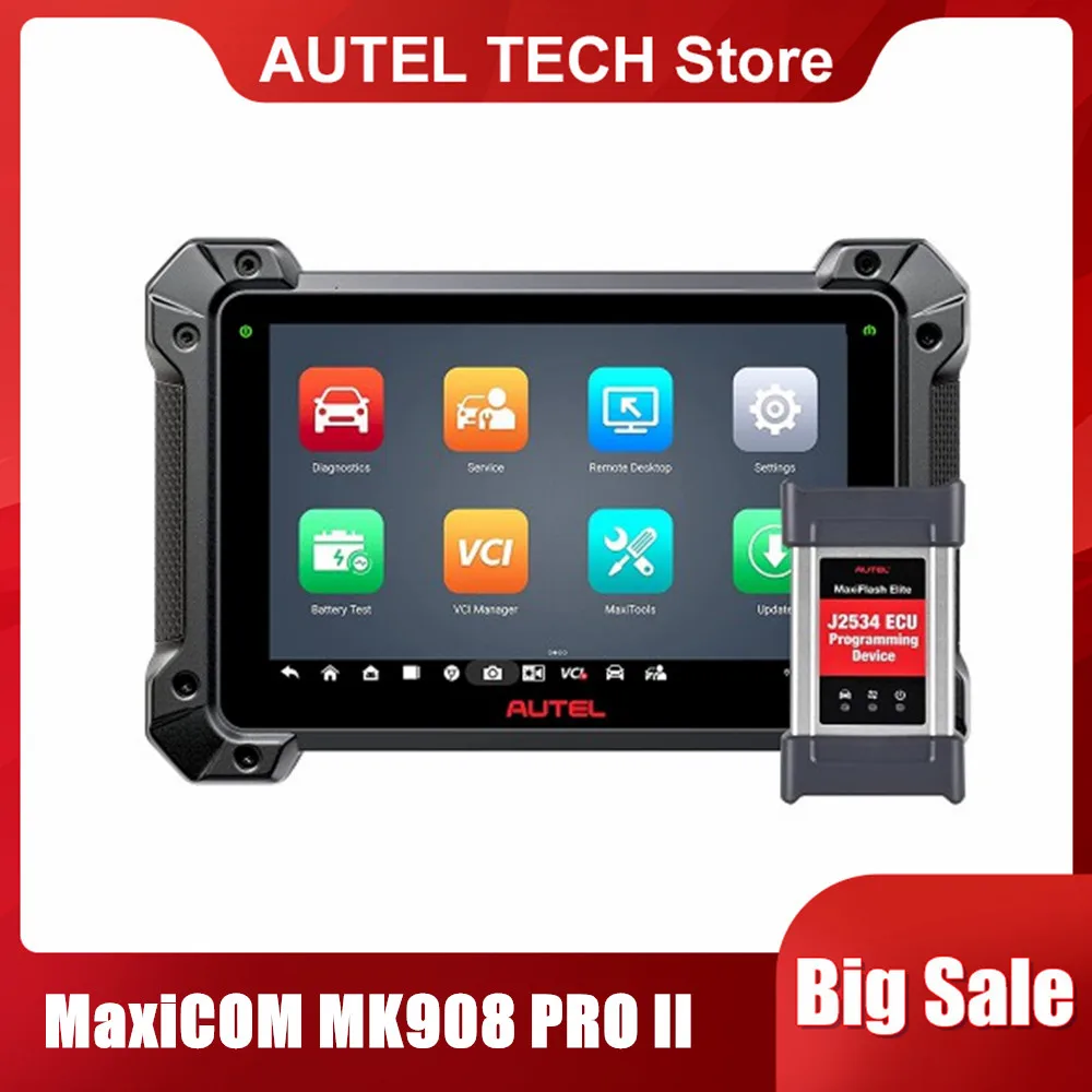 

Autel MaxiCOM MK908 PRO II Automotive Diagnostic Tablet Support SCAN VIN and Pre&Post Scan Upgraded Version of Autel MK908P