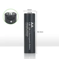 Soshine AA Lithium Rechargeable Batteries 1.5V USB 3500mWh Battery for Game Machine Camera Smoke Detector Electric Toys Mouse 2