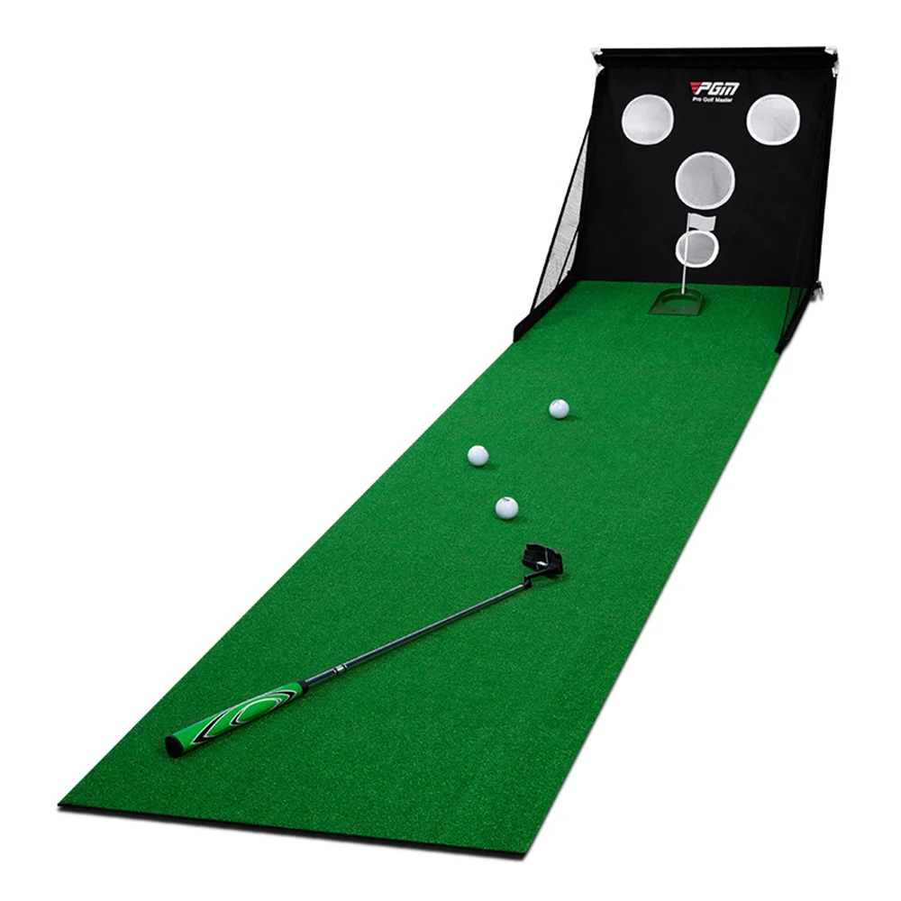 

PGM Golf Putter Practice Blanket Portable Storage Golf Indoor Practice Equipment Multiple Hole Design Anti Fly Protection Net