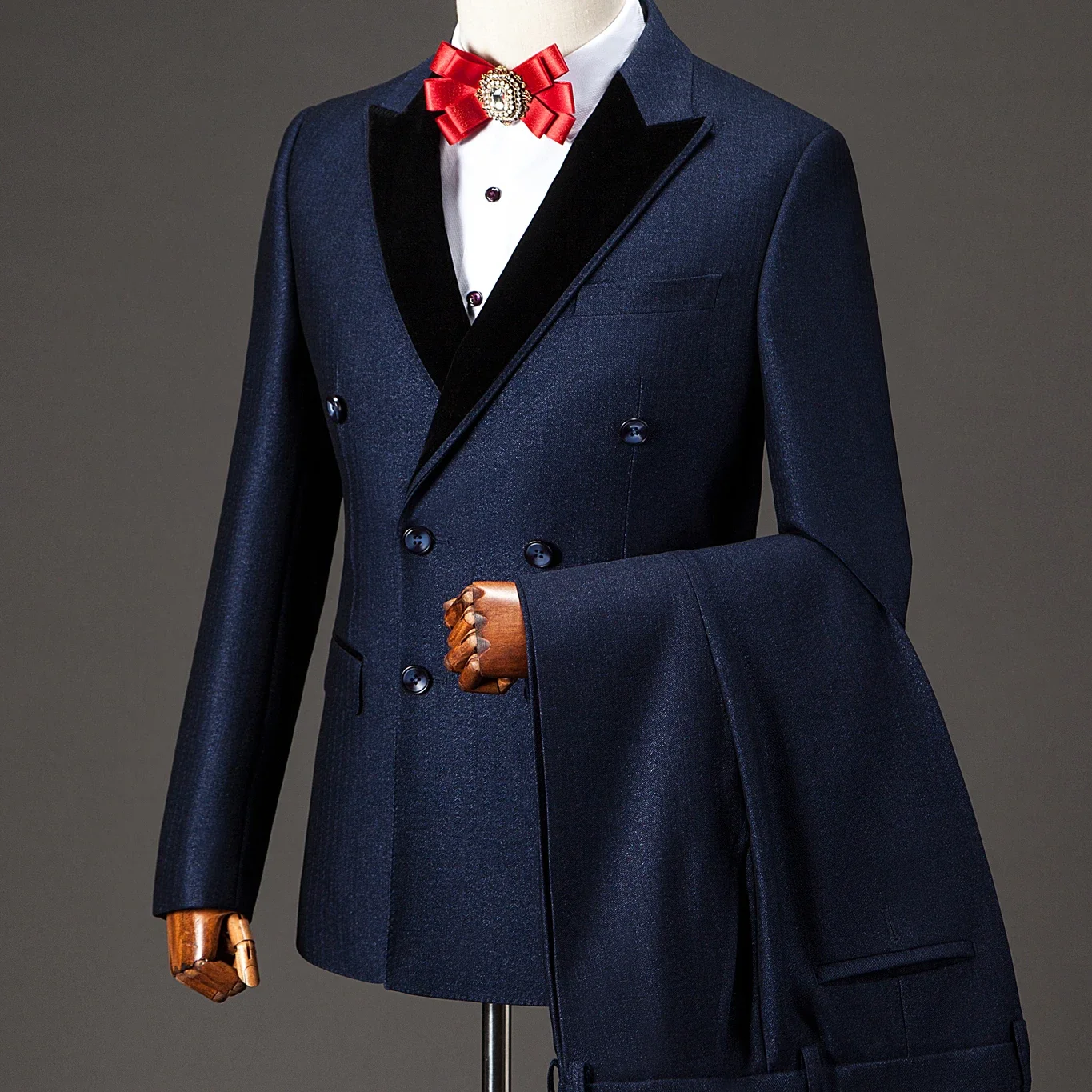 Original Design Mens Suits for Men for Formal Occasions,Weddings Elegant Blazers Evening Dress (Customized Size) 3