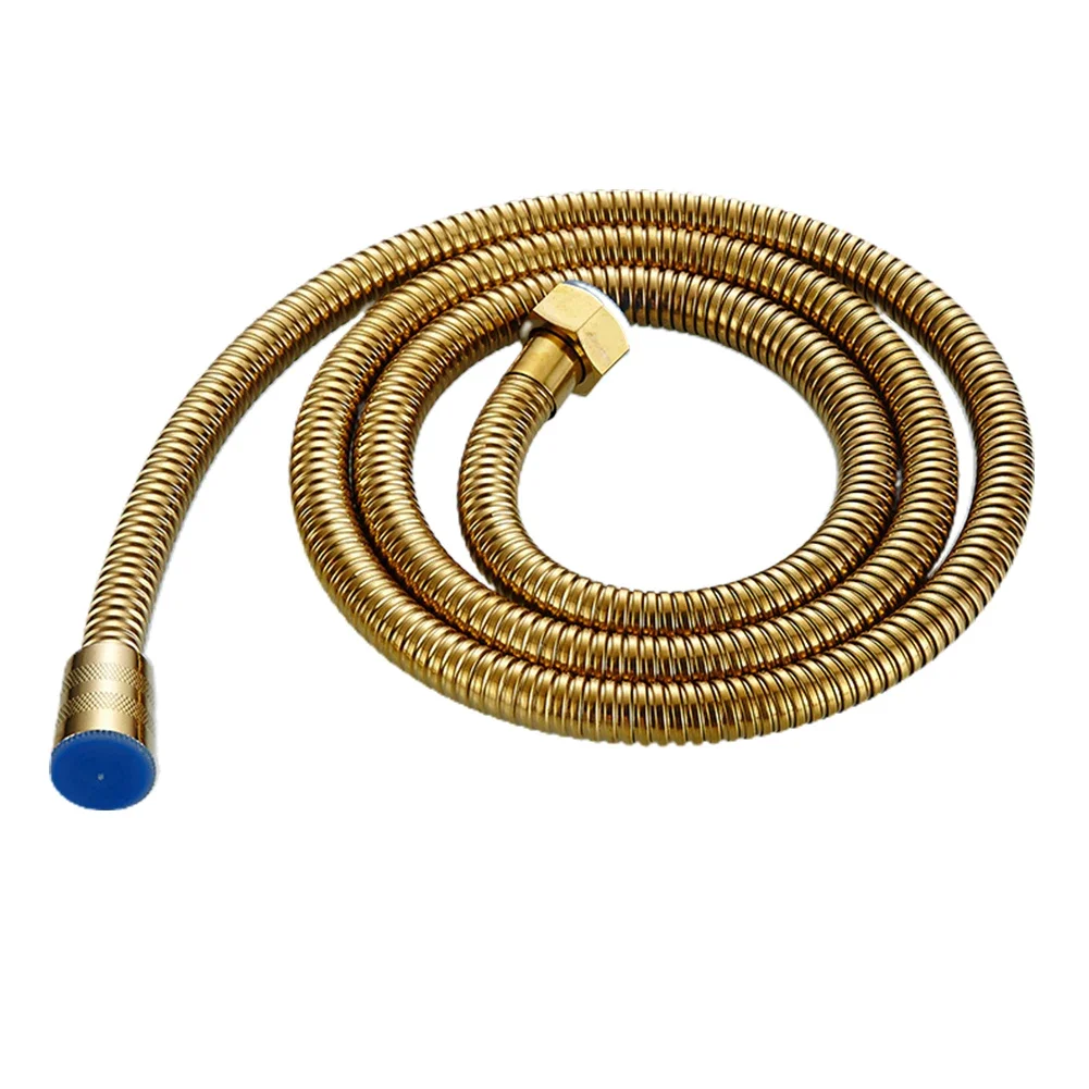 Bathroom Shower Hose Bathroom Accessories Long Replacement Stainless Steel Flexible Hoses Gold Plated High Quality 6