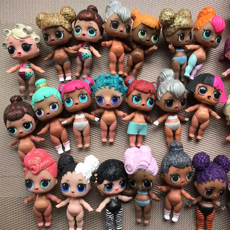 L O Lサプライズ 衣類 靴 牛乳ボトル オリジナルの子供向けのかわいいミニ人形 Aliexpress