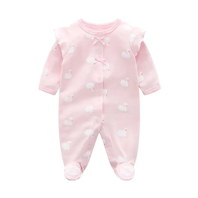 Newborn Baby Clothes Spring Baby Romper Princess style girls Sleepsuit Girl Sleepwear One-pieces Jumpsuit Baby Clothing Jumpsuit - Image 3