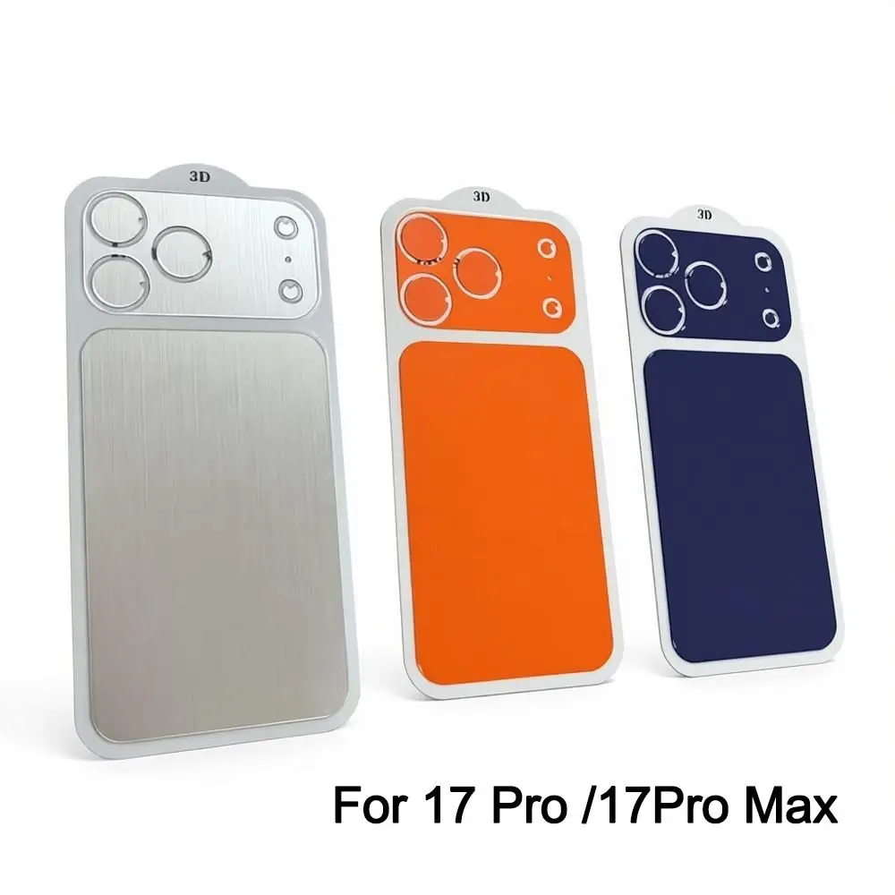 Orange Full Cover Back Sticker Film – Anti-Scratch Screen Protector