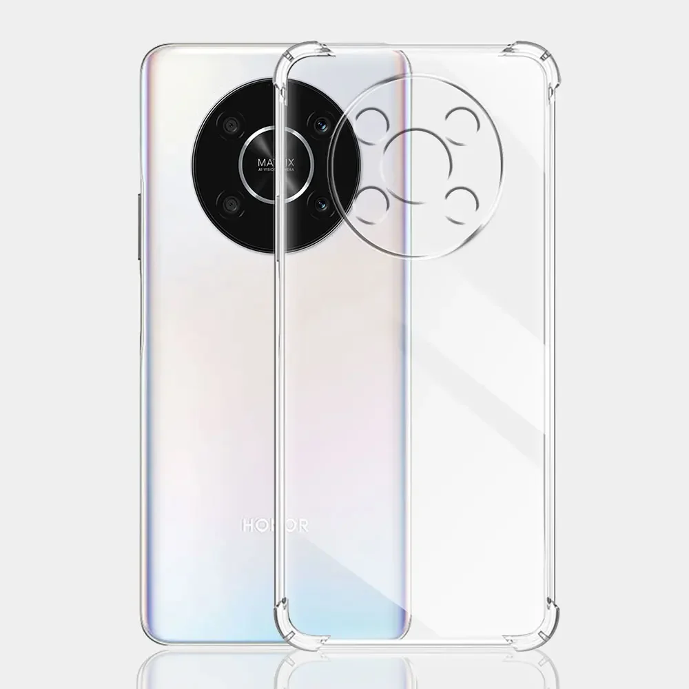 Sunrive Cover compatibile con Honor 4C/Huawei G Play Mini, Custodia Case in molle Trasparente silicone Morbida Flessibile Antigraffio protettiva back custodie (Q Lupo 2