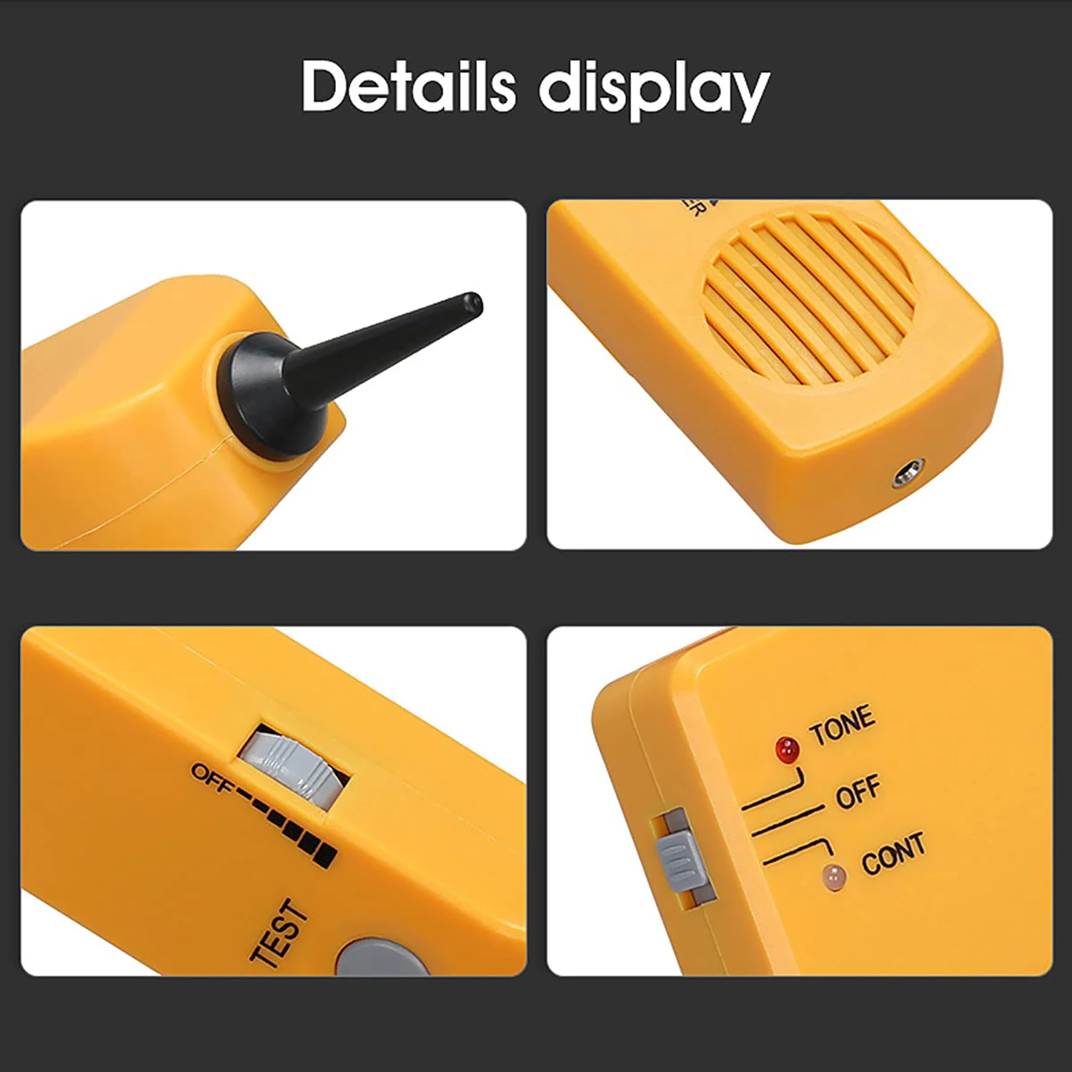 Advanced Wire Tracer and Tone Generator Kit - Cable Detector and Continuity Tester