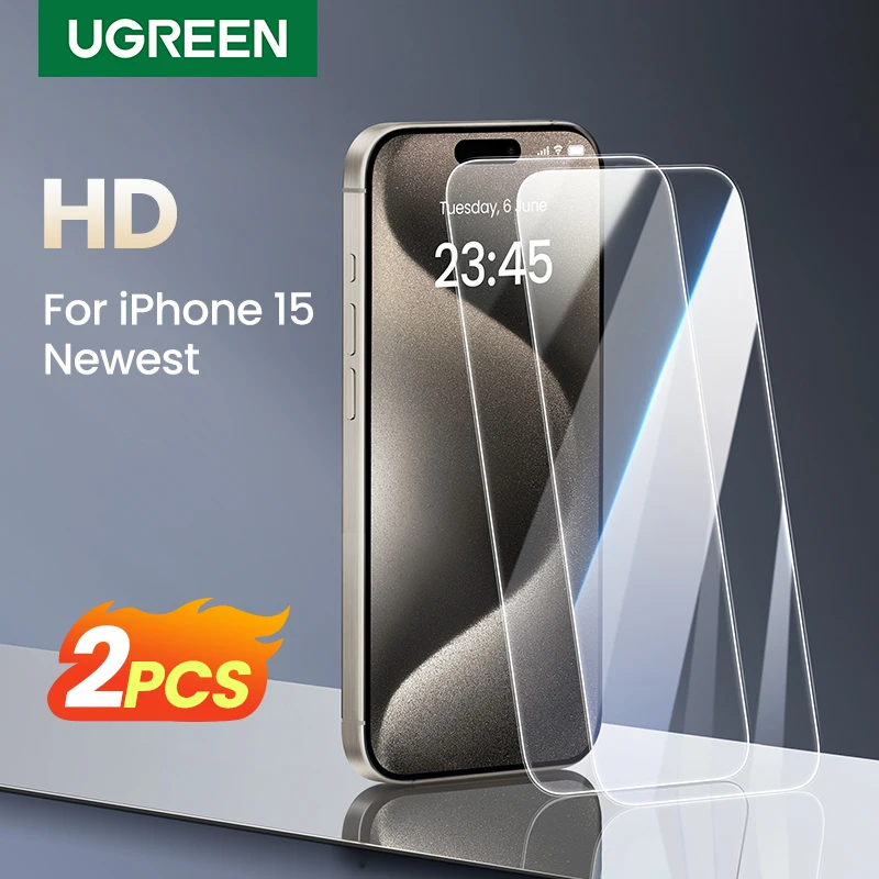 UGREEN Tempered Glass Screen Protectors for iPhone 11 to 16