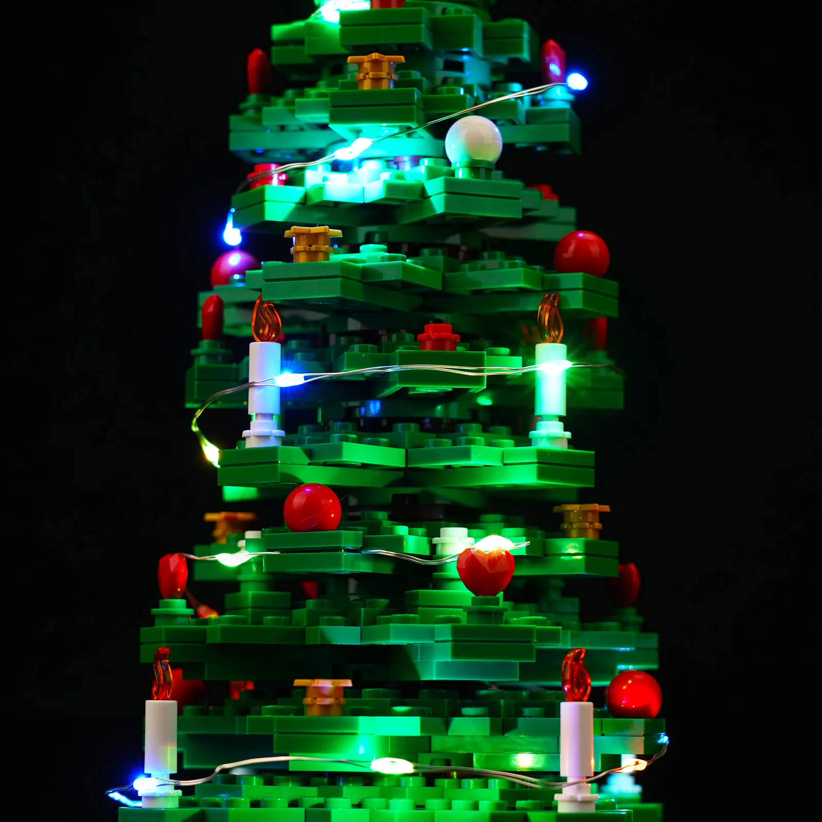 Vonado LED Light Kit For 40573 Christmas Tree Building Blocks Set (NOT Include the Model) Bricks DIY Toys For Children 4