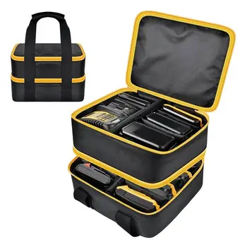 Borsa porta batterie compatibile con batterie da 20V/18V/12V, custodia protettiva per batterie di utensili
