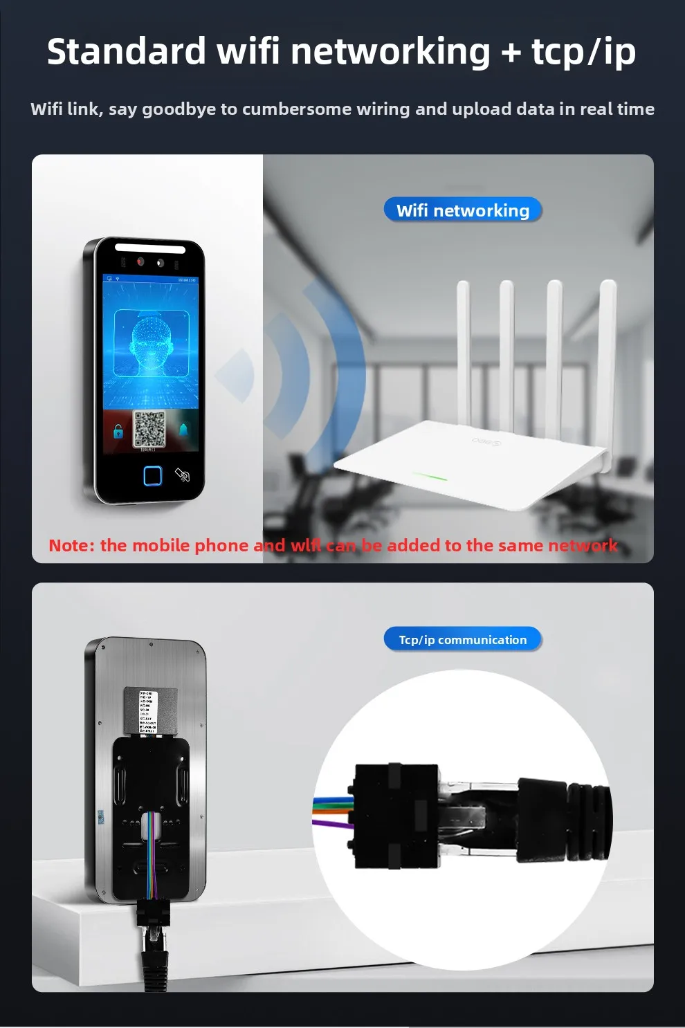 outdoor waterproof fingerprint access control machine metal facial recognition a