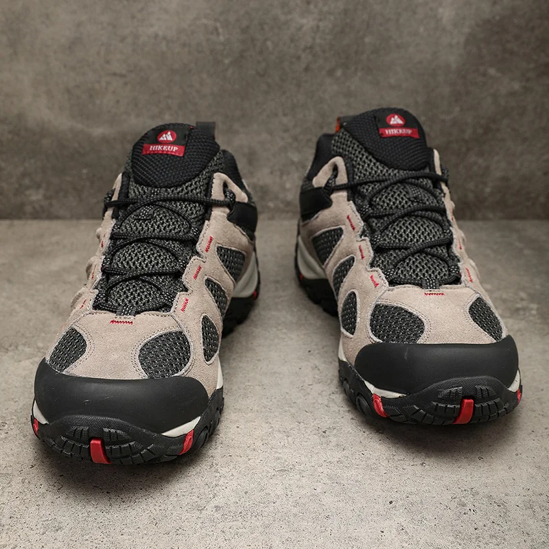 Hikeup männer schuhe atmungsaktiv spritz feste outdoor wanders chuhe bergsteigen sport herren jagd trekking sneaker – Detail 22