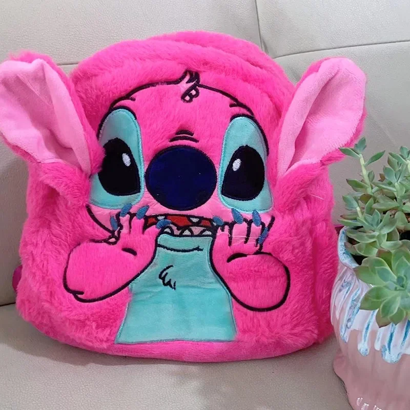 Disney Stitch Plush New Backpack Cartoon Fashion 3d Mini Women's Backpack Large Capacity Cute Children Schoolbag High Quality!! Sc474d10e86564258a2573037d41a5130m
