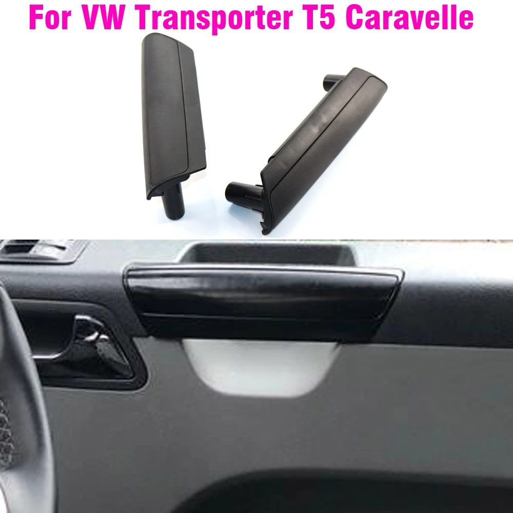 1pair Car Interior Door Handle Cover Left Front Right For Vw Transporter T5 Multivan Caravelle