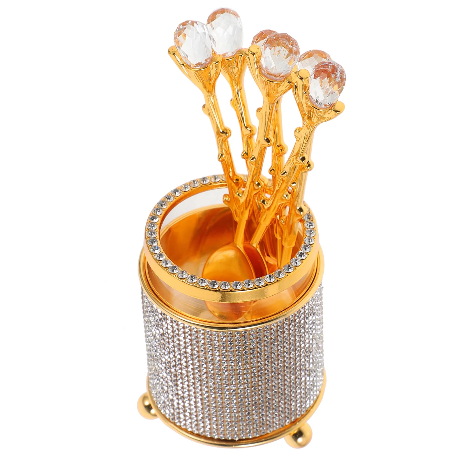 

Coffee Spoon Drill Bucket Scoop Exquisite Spoons Dessert Tea Iron Ice Cream Stirring Mixing