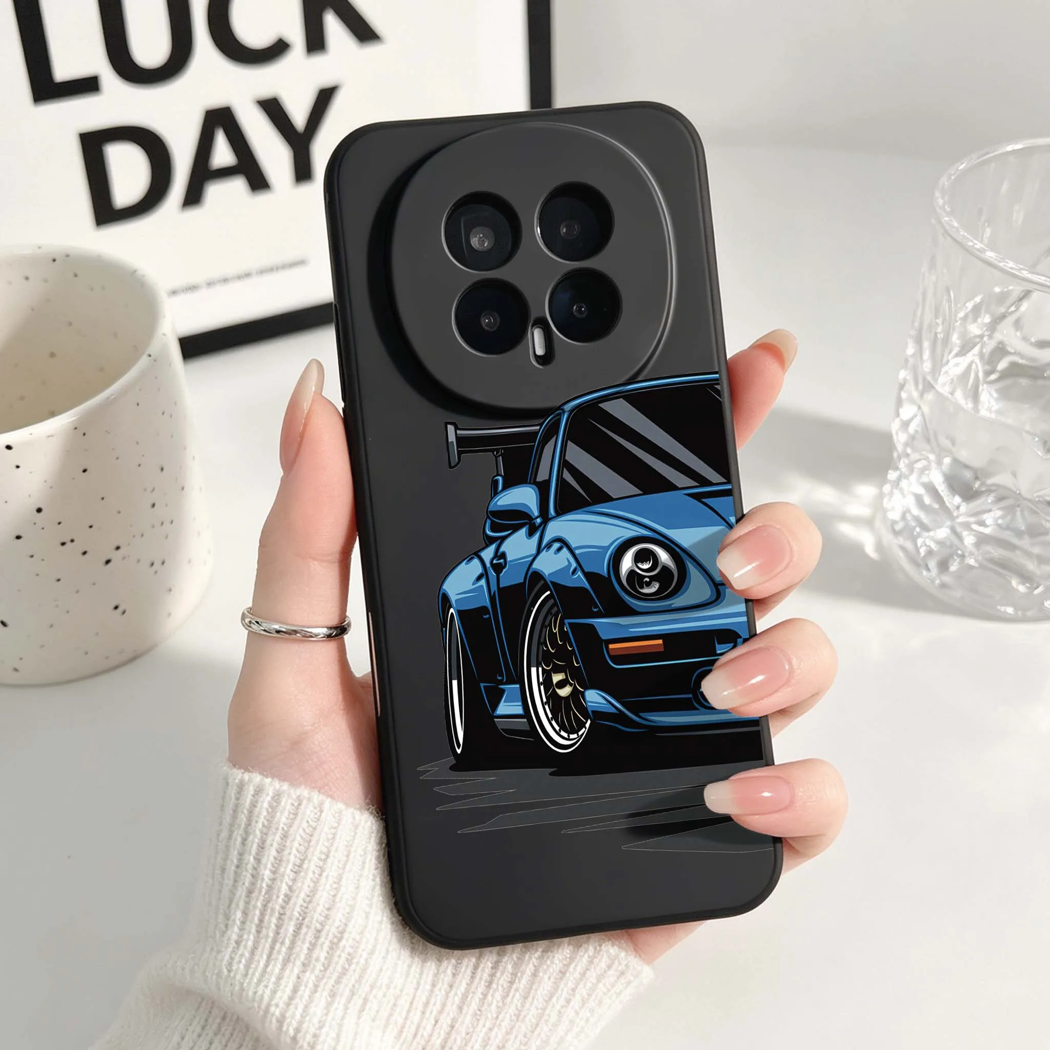 Sleek Black JDM Sports Cars Phone Case