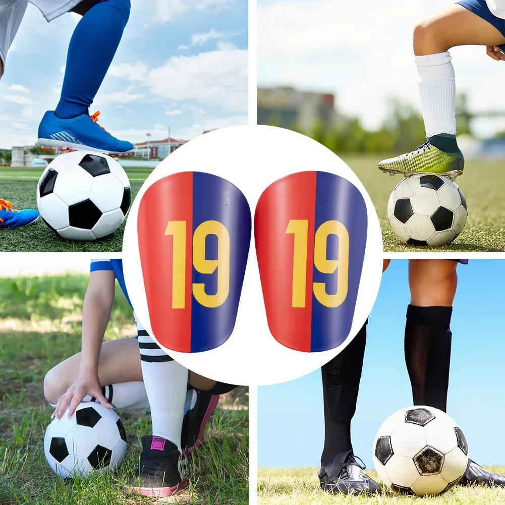 2pcs Tiny Shin Pads Shock Absorbing Soccer Miniature Shin Guards Lightweight Soccer Extra Mini Shin Guards for Kids Youth Adults
