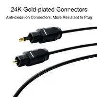 3.5mm Plug to Toslink Audio Cable Digital SPDIF Optical Fiber Cord Gold Plated For Speaker Blu-ray Player Xbox Power Amplifier 5
