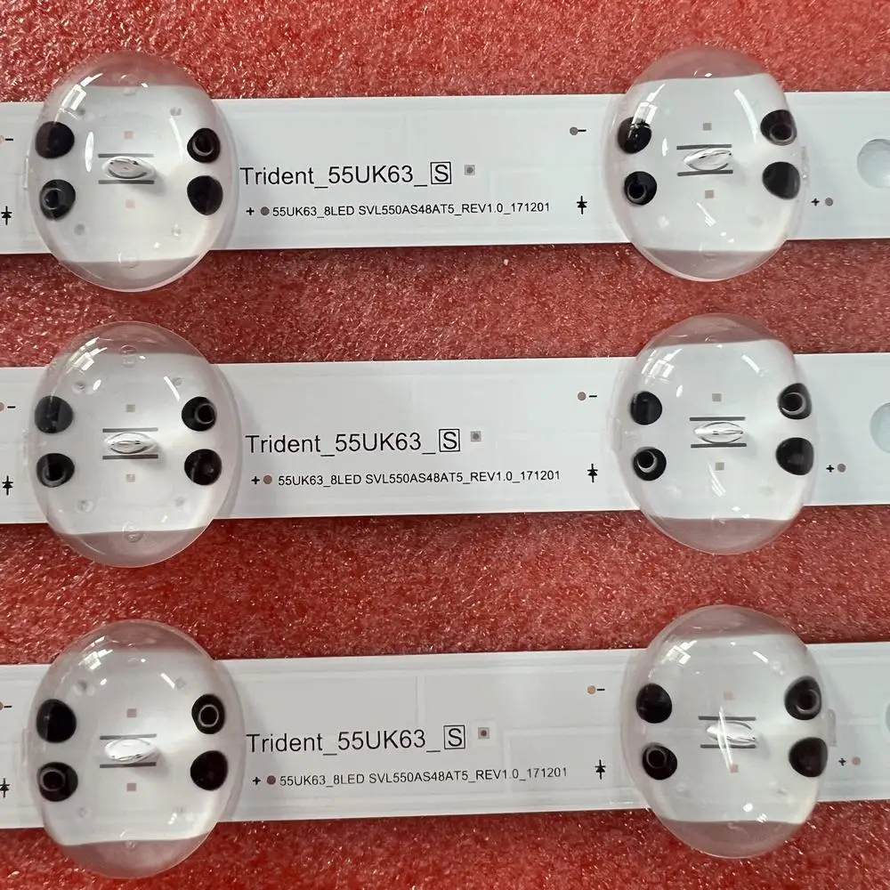 BAVALU 3 Pièces/lot Bande De Rétro-éclairage LED For LG 55UK6300YVB 55UK6200PLA 55UK6200 55UK6350 55UK6350PUC 55UK6550 55UK6550PUB 55UK63