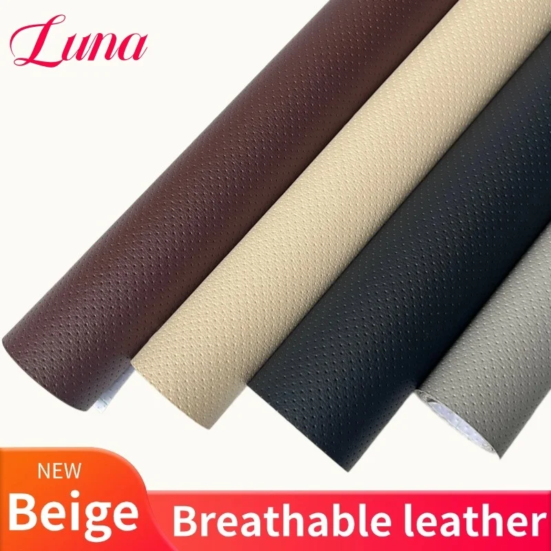 Beige Breathable Leather Fabric for Car Interior Seat Sofa Repair Patches Self Adhesive Perforated Leather Refurbishment Sticker Leather Repair Tape Leather Repair Sticker Leather Patch Leather Repair Leather Repair Patch Leather Repair Material Self Adhesive Leather Sticker