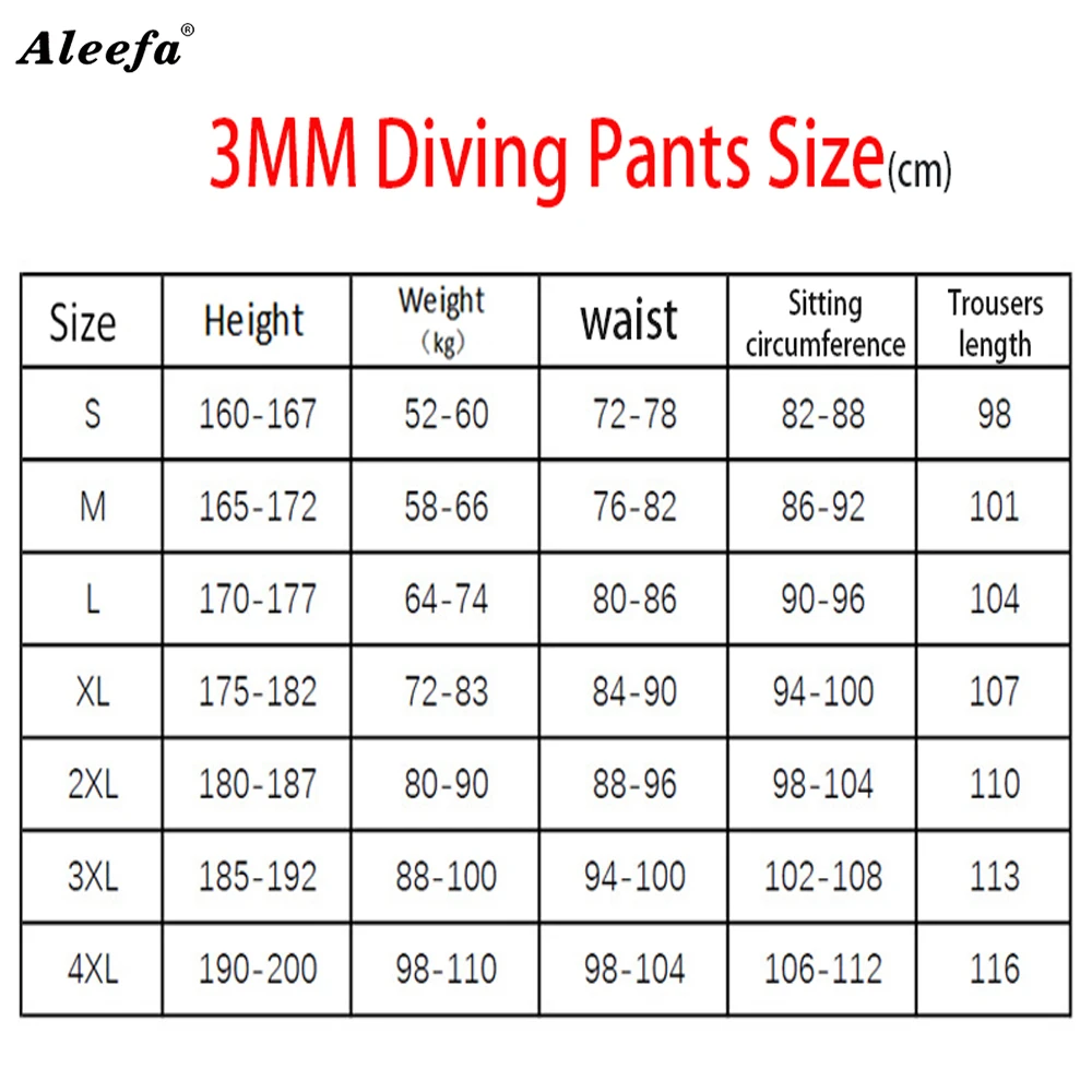 Giacca da sub da uomo muta da 3MM muta subacquea in Neoprene Kitesurf Surf Surf pantaloni da pesca subacquea vestiti bagnati