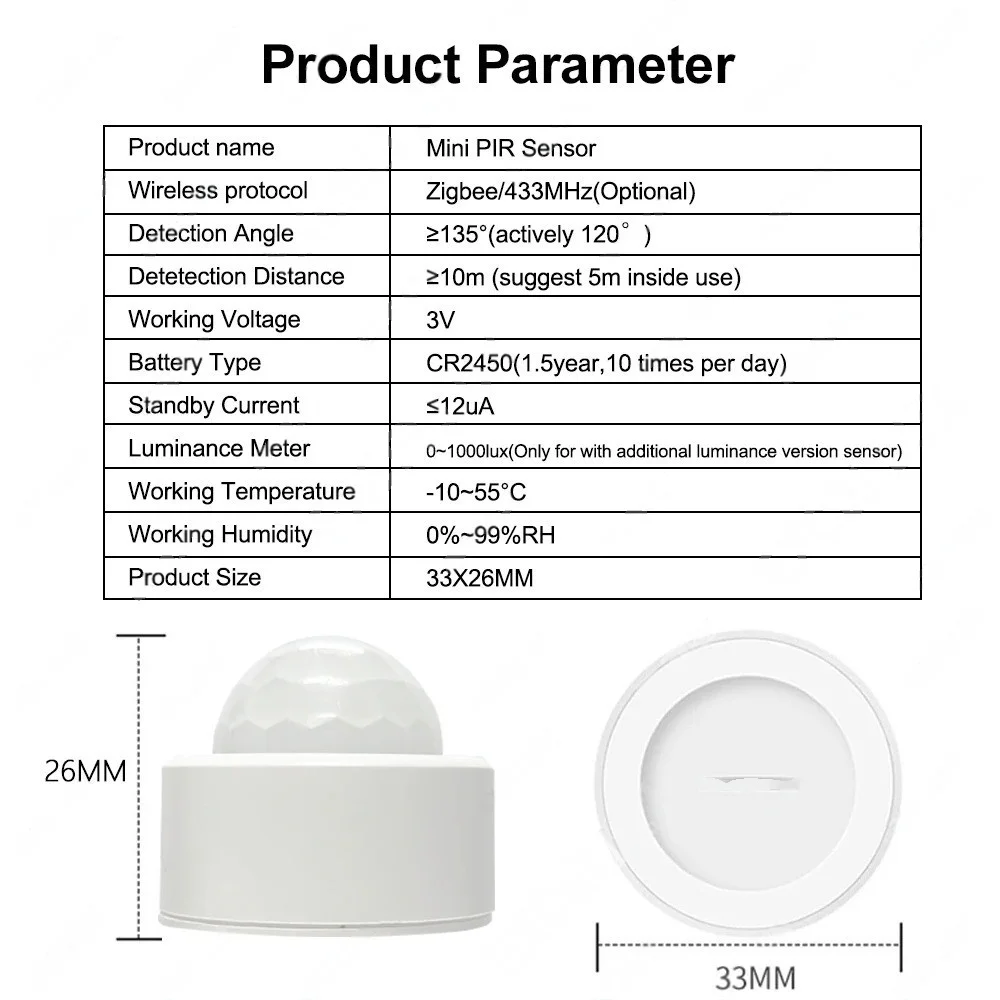 Zigbee Hub Zigbee Water Leak Sensor Zigbee Scene Button Motion Detector Door Sen