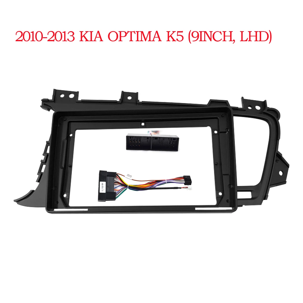Marco 2 DIN Para Radio De Coche - Panel Decorativo De Plástico, 178x102 Mm, Fácil Instalación