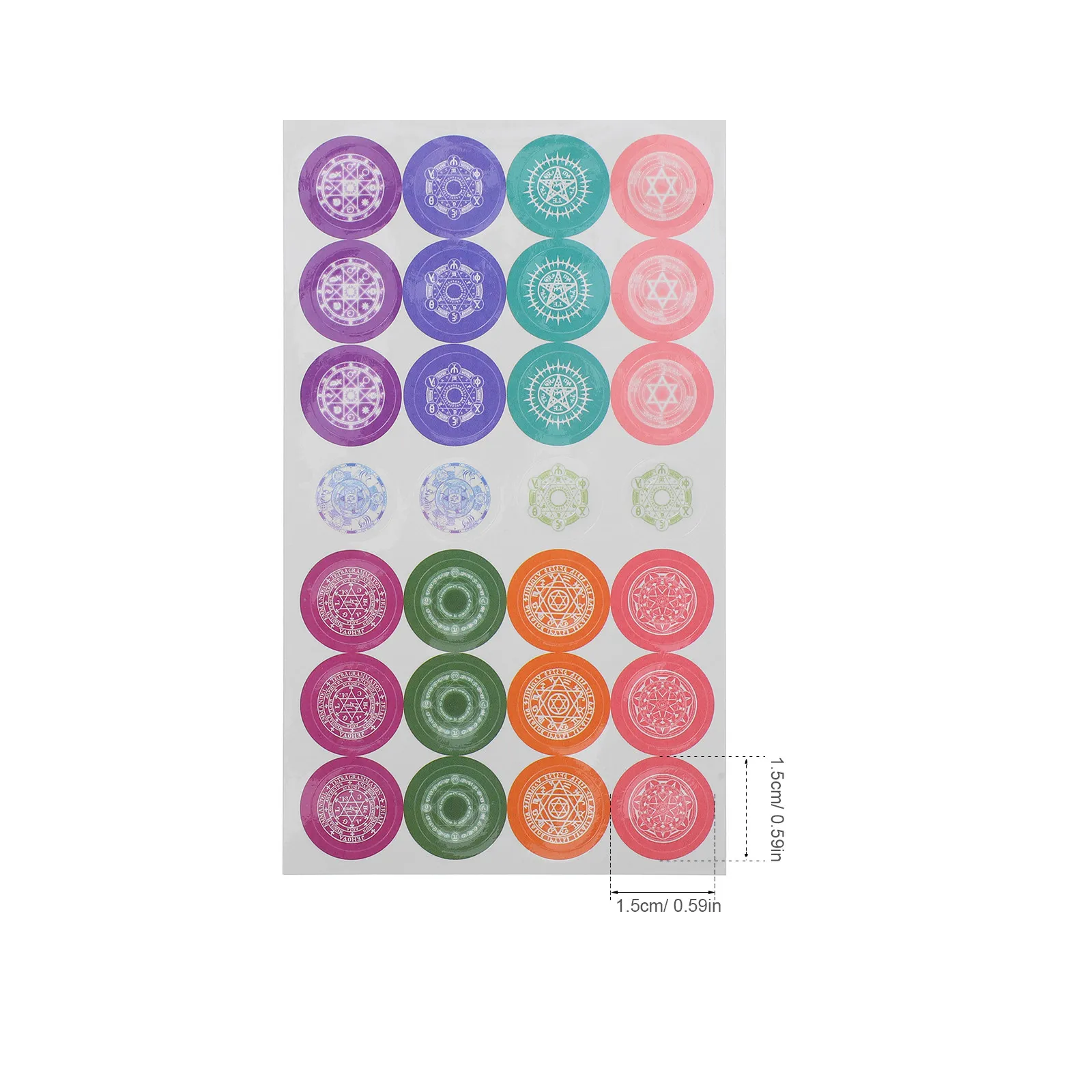 20Pcs 바인더 구멍 보호 스티커 강화 라벨 느슨한 잎 사무실 학교용 투명 자체 접착 종이 패치