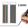 6 Colors 2.8mm Replaceable Lead Core 2B Woodworking Automatic Pencil Lead Deep Hole Marking Architectural Painting Pencil Lead 4