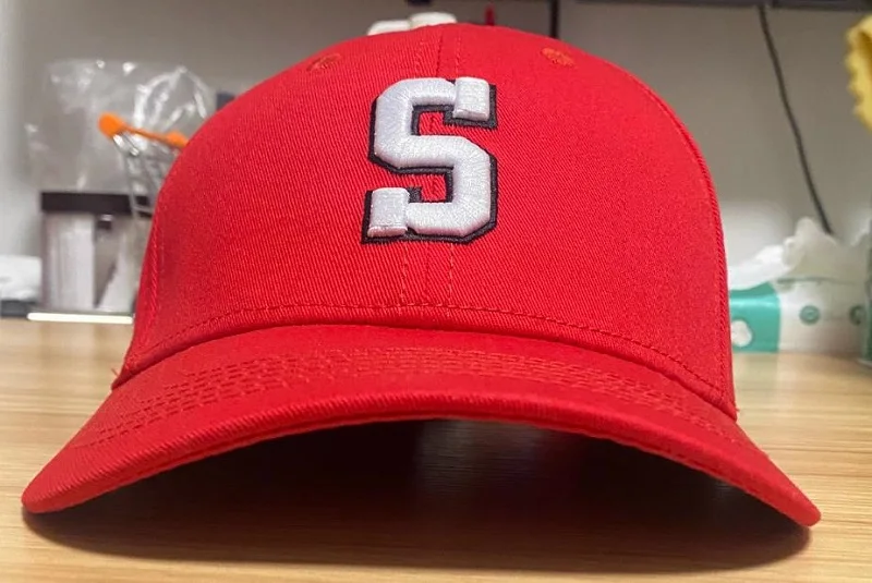 SlamDunk Shohoku Basketball Team Manager Ayako Cosplay Snapback Hat Red Embroidery Baseball Cap