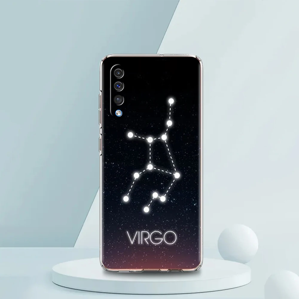 Konstellation Jungfrau Widder Transparente Handyhülle für Samsung Galaxy A16 A14 A12 A22 A24 A42 A02 A03S A06 A50 A20 A30 A40 Cover – Detail 4