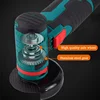 12V 19500rpm Brushless/Brush Cordless Angle Grinder Electric Grinding Cutter for Cutting Polishing Ceramic Tile Wood Stone Steel 5