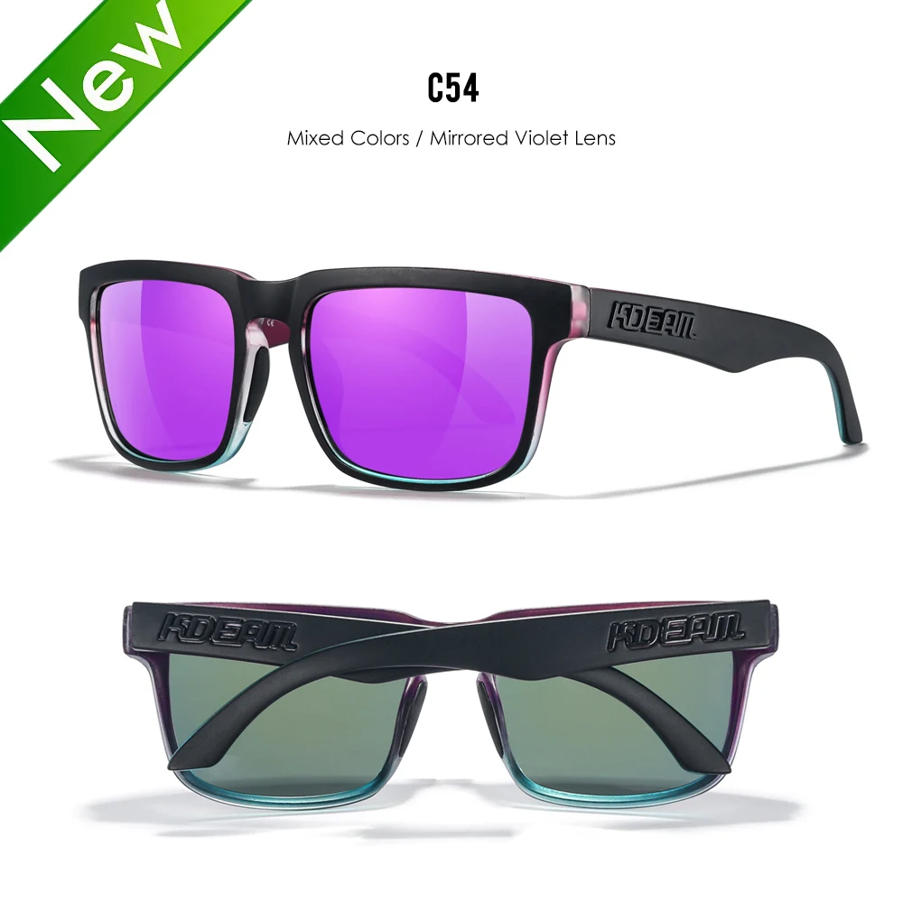 Enhanced Sport Polarized Sunglasses with Photochromic Lenses and Packaging