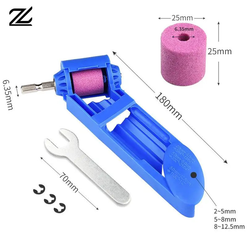 DrillBitSharpenerDurableLaborsavingDiamondDrillBitSharpeningToolWithGrindingWheel