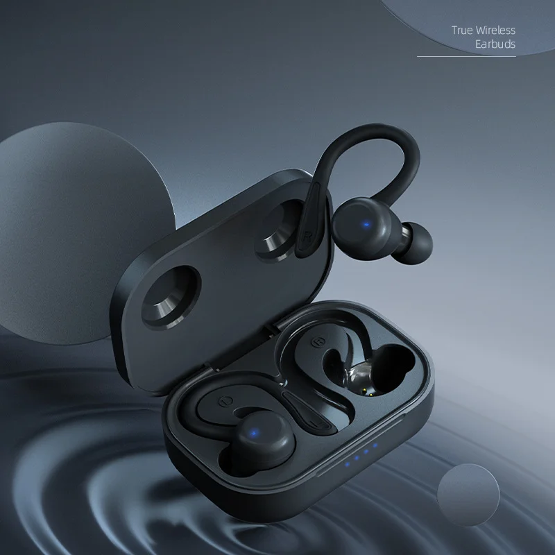 

Ear Hook Earphone TWS Bluetooth Headphones High-capacity Sports Waterproof Wireless Headphones in-ear True Wireless Headphones