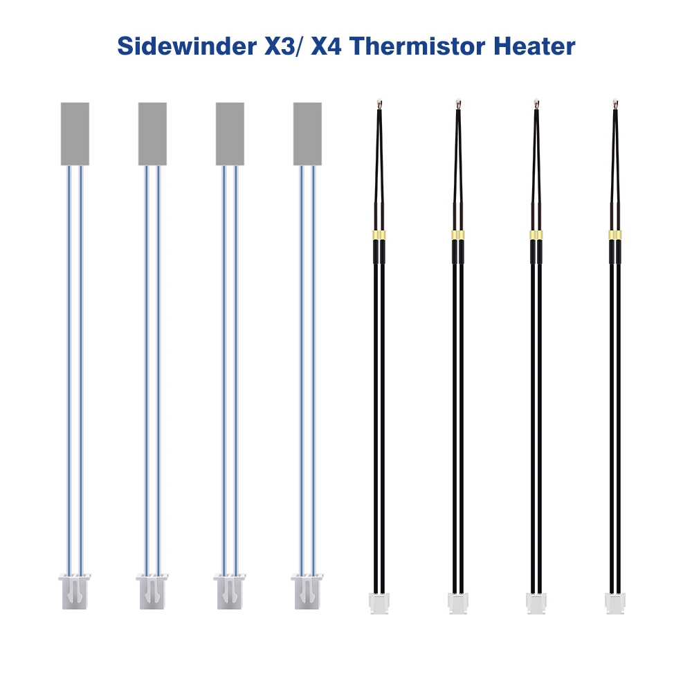 Fit Artillery SW-X3 X4 3D 24V 48W Keramik-Heizpatrone Heizstab 300 ° C und 100K NTC-Thermistor Sidewinder X3 X4 Heizrohr