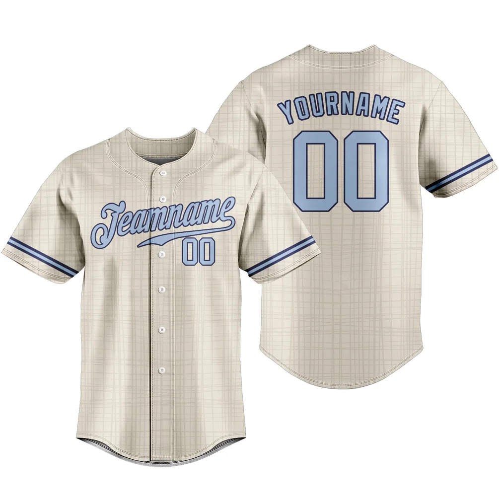 Baseball Jersey Breathable Sportswear Team Training T-shirts School Uniform Personalized Name Number