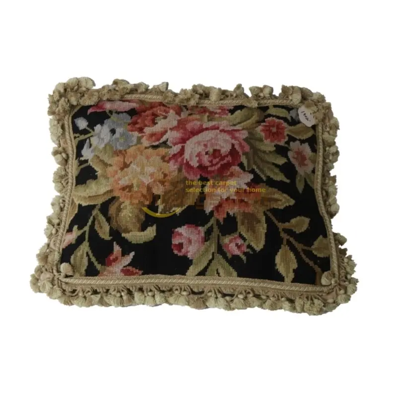 

Needlepoint national weave a tapestry with pillow pillow Renaissance pure wool rococo cloth art