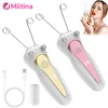 Mini Electric Facial Body Hair Removal USB Charging Body Arm Cotton Thread Depilator LCD Display for Women Neck Lip Chin Arm Leg 1