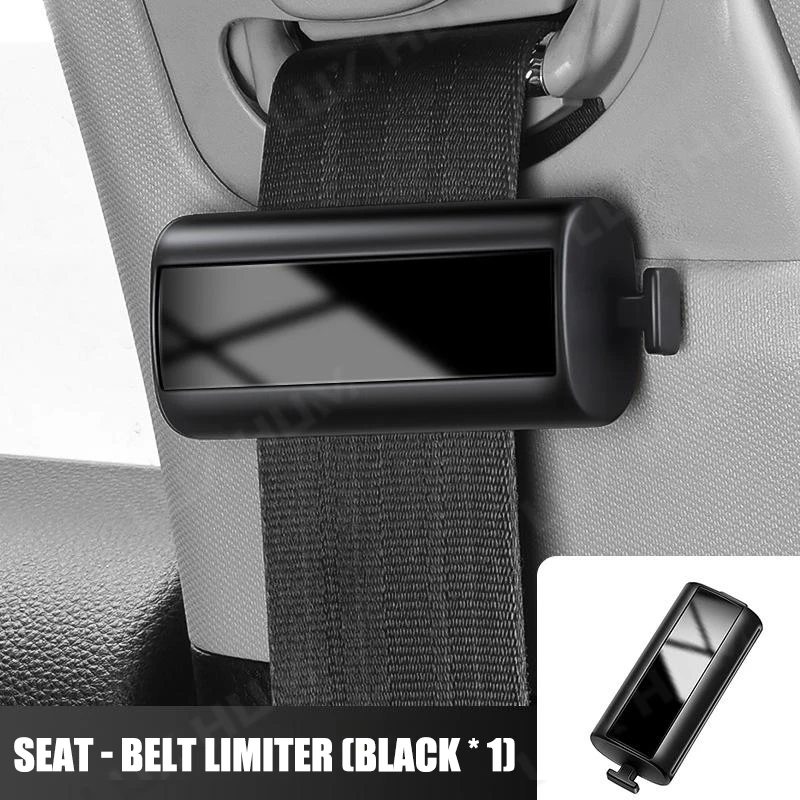 Regolatore della cintura di sicurezza per auto Regolazione libera Regolatore automatico della tracolla Clip per cintura di sicurezza per viaggiare Allevia la pressione/attrito - Image 6