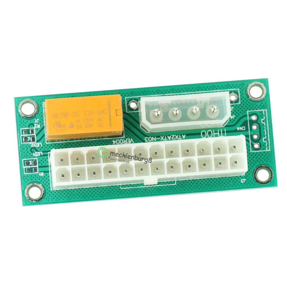 

ATX 24P к Molex 4Pin Двойной источник питания синхронизация стартер Удлинительный кабель карты для майнера машина add2psu Arduino плата модуль