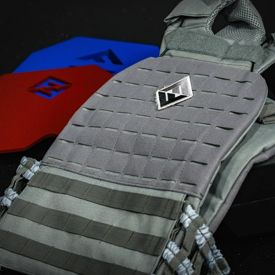 Adjustable Weighted Vest & Plates - Strength, Edurance, Running, Hiking, Rucking, Fitness WODs