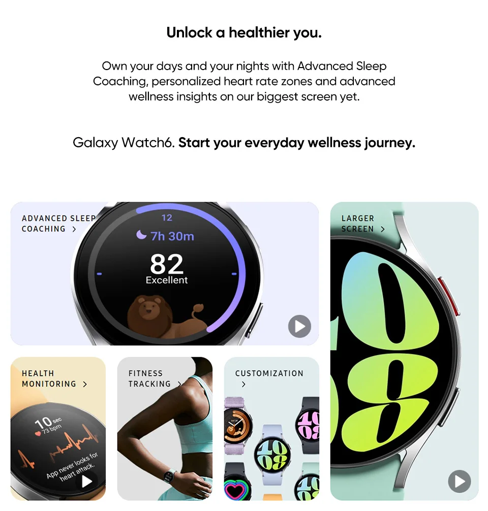 Samsung Galaxy Watch 6 Smart watch For 40mm/44mm description image 3