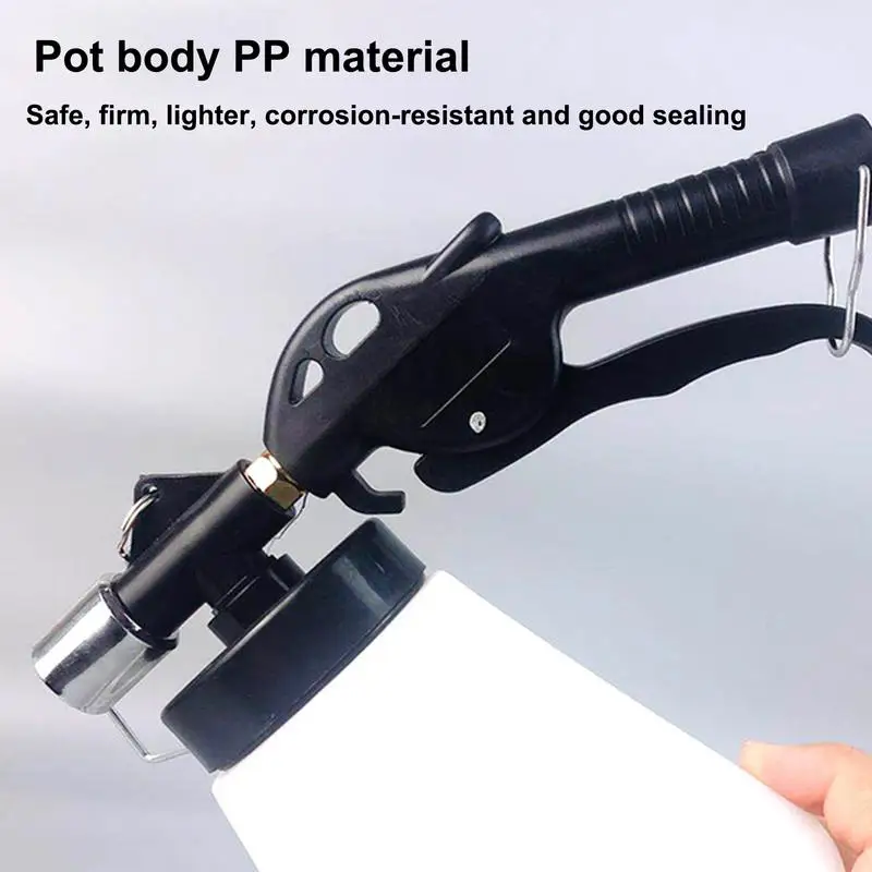 Brake Fluid Flush Kit 1L Manual Vacuum Fluid Pump Set Pneumatic Brake Bleeder Professional Brake Flush Machine Clutch Bleeder 5