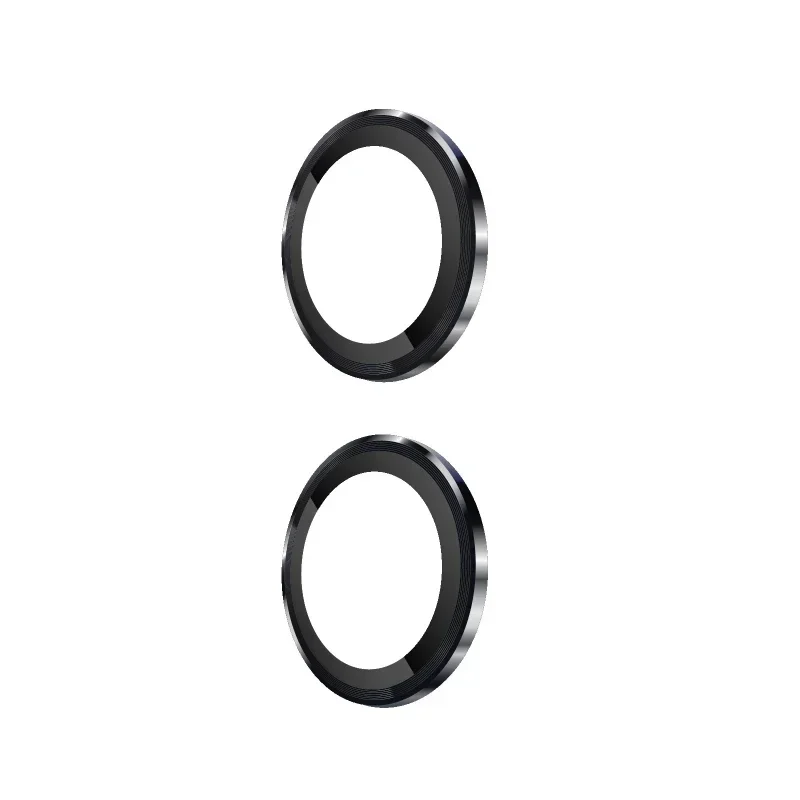 Rear Camera Lens Protectors - Premium Metal Ring Glass Cover
