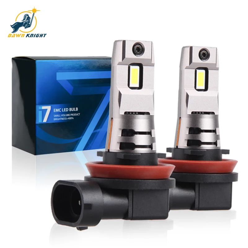DAWNKNIGHT H11 H7 Led headlight bulb H4 9005 9006 11 Mini Led Chip Led
